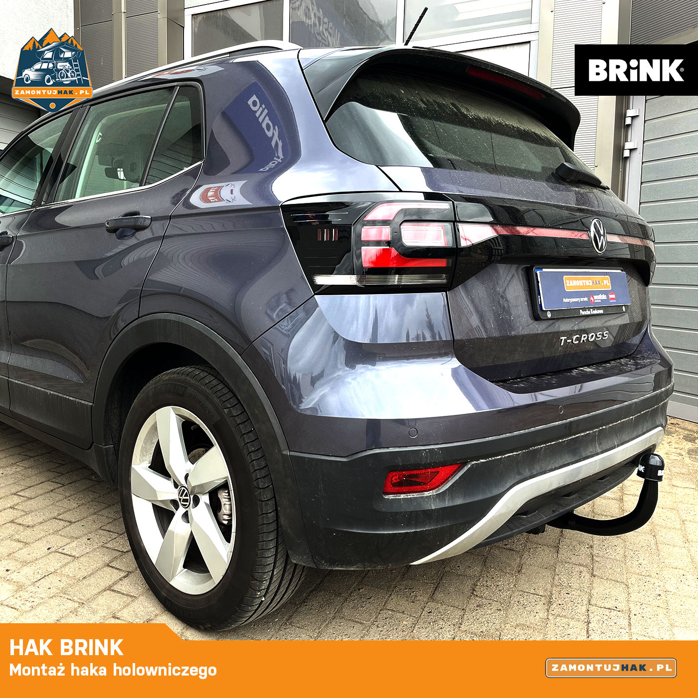 vw t-cross hak brink - montaż haka